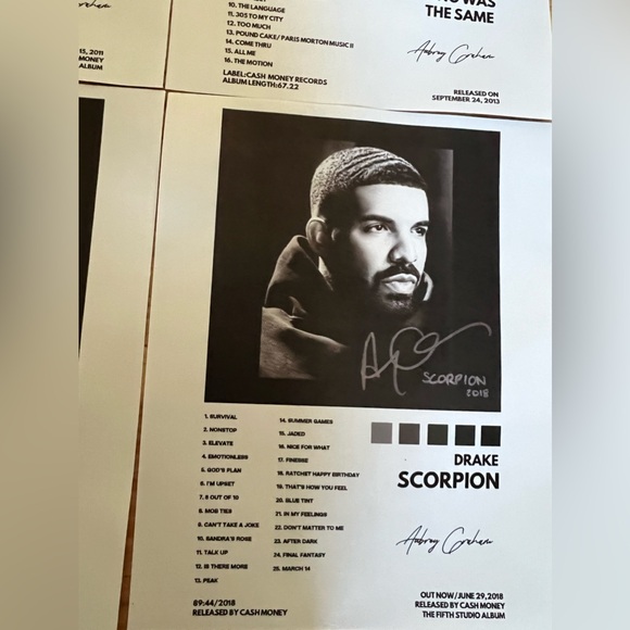 Drake Album Cover Canvas Posters - Picture 7 of 7